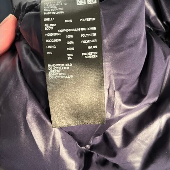 Uniqlo +J Jil Sander Down Parka Coat Black XL Oversized 90% Down - Picture 4 of 8